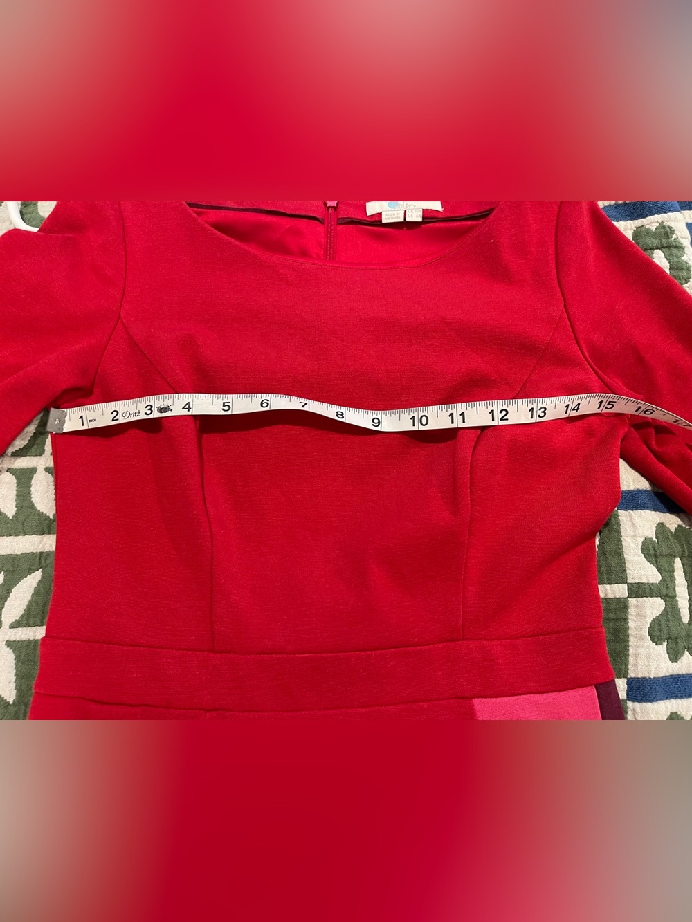Beautiful Boden Claudia red dress 6 - Picture 6 of 10